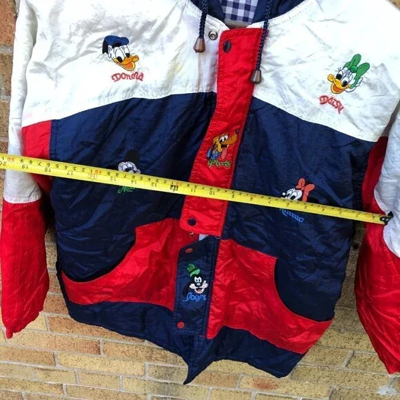Vintage Hello Kitty X Disney Mickey Mouse Embroidered Reversible Jacket - Picture 15 of 16